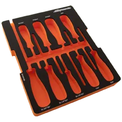 10 Piece Screwdriver Set with Foam Tool Organizer - view 2
