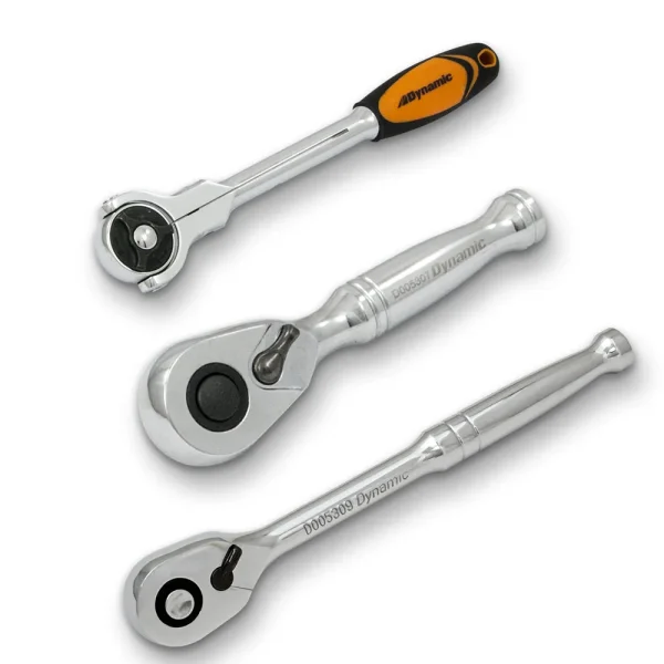 3/8″ Drive Reversible Ratchet Tool Set (3-Pieces)
