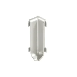 Schluter DESIGNBASE-SL Inside Corner | Aluminum / Brushed Stainless Appearance / 2-3/8″