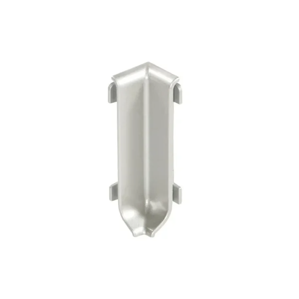Schluter DESIGNBASE-SL Inside Corner | Aluminum / Brushed Stainless Appearance / 2-3/8″