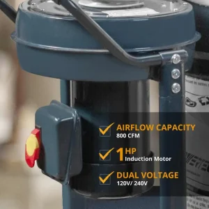 POWERTEC 1 HP Single Phase Dust Collector - view 2