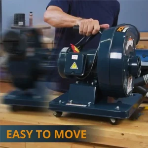 POWERTEC 1 HP Single Phase Portable Dust Collector - view 4