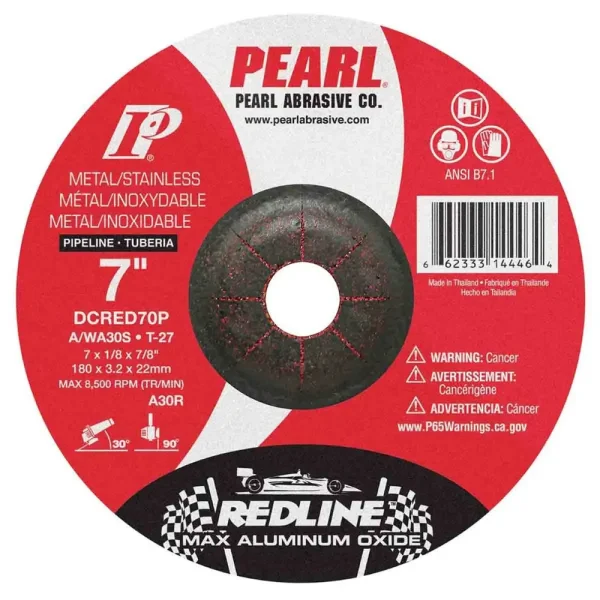 Pearl Redline Max A.O. Depressed Center Wheel 7″ x 1/8″ x 7/8″