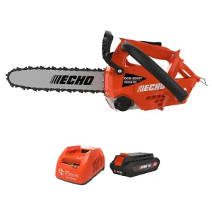 ECHO 56V 12″ Chainsaw w/ Battery & Rapid Charger