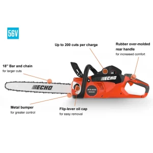 ECHO DCS-5000 18″ Rear Handle Chainsaw (Tool only) - view 2