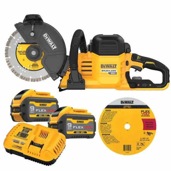 Dewalt 60V Max 9″ Cordless Cut-Off Saw Kit