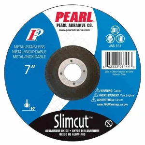 Pearl SlimCut Aluminum Oxide Thin Cut-Off Wheels 7″ x .045″ x 7/8″