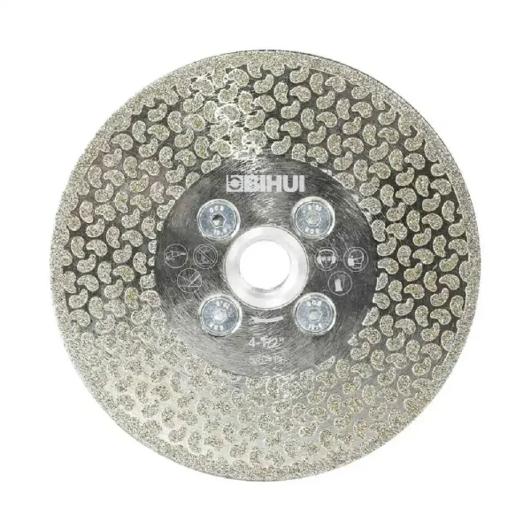 Bihui Tools 4-1/2″ Electroplated Cutting and Grinding Cup Wheel
