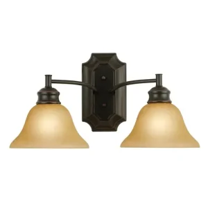 DESIGN HOUSE 504407 BRISTOL 2-LIGHT WALL MOUNT BRONZE