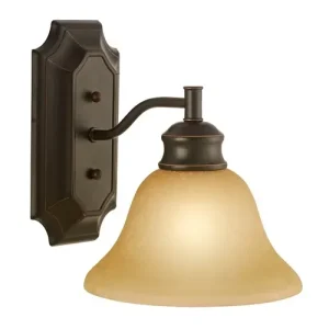 DESIGN HOUSE 504415 BRISTOL 1-LIGHT WALL MOUNT BRONZE