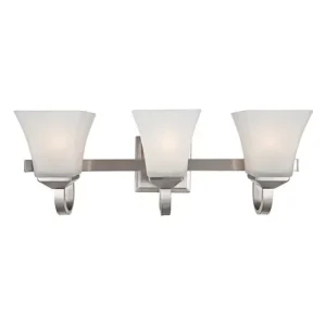 Design House Torino Satin Nickel 3 Light Vanity