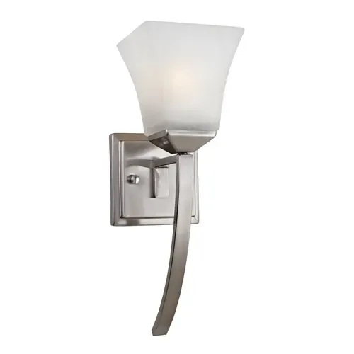 Design House Torino Satin Nickel 1 Light Extended Wall Mount