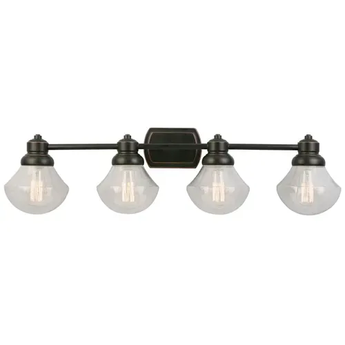 Design House Sawyer Oil Rubbed Bronze 4 Light Vanity