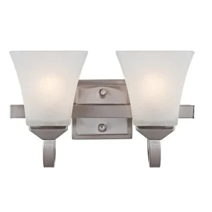 Design House Torino Satin Nickel 2 Light Vanity