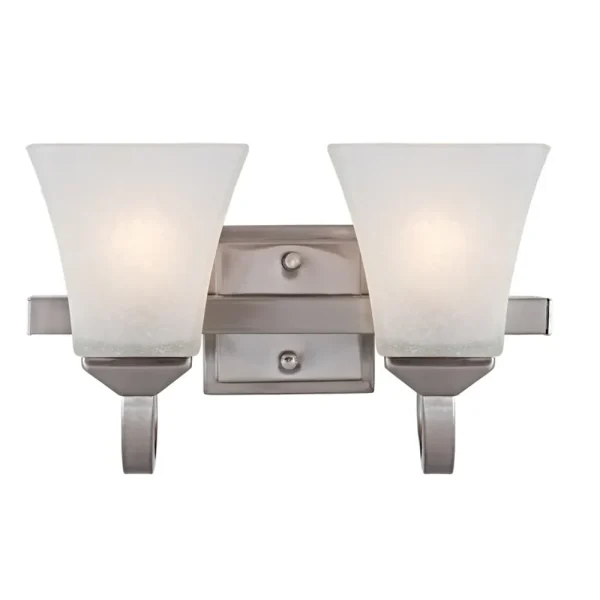 Design House Torino Satin Nickel 2 Light Vanity