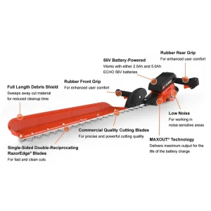 ECHO DHCS-2800R1 Hedge Trimmer w/ Battery & Rapid Charger - view 3
