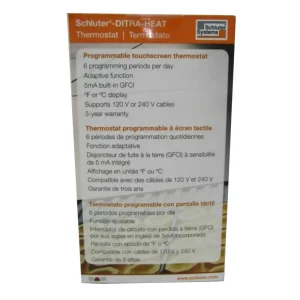 Schluter DITRA-HEAT-E WiFi Programmable Thermostat - view 3