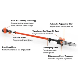 ECHO DPPT-2600H Power Pruner (Tool only) - view 2