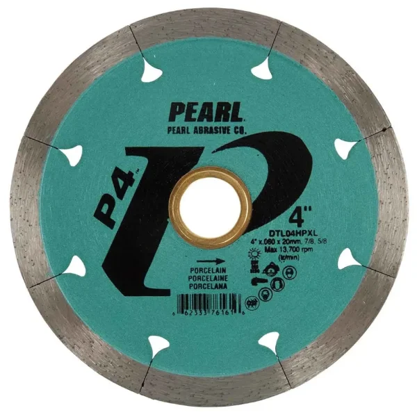 Pearl P4 Porcelain Blade 4″ x 5/8″, 7/8″