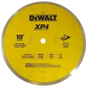 Dewalt 10″ XP4 Wet Porcelain Diamond Blade