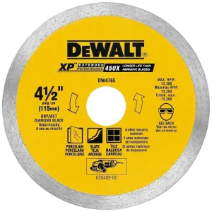 Dewalt 4-1/2″ Dry Porcelain Tile Blade