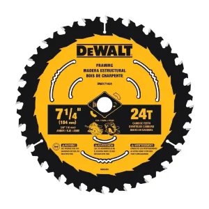 DeWalt 24-Tooth 7-1/4″ Circular Saw Blade