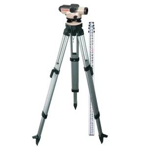 David White AL8-32 Automatic Level Package 32 Power 45-8932-1C INCHES Rod and Tripod