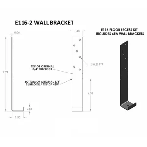 Ebbe Subfloor Lowering Kit - view 3