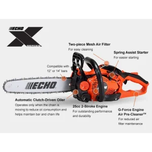 ECHO CS-2511P Chainsaw | 12″ - view 2
