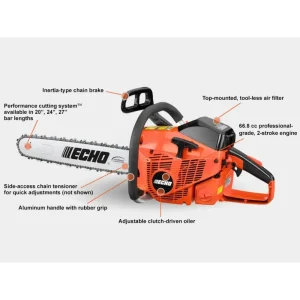 ECHO CS-680 Chainsaw | 20″ - view 3
