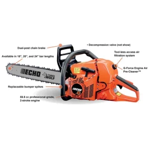 ECHO CS-590 Timber Wolf Chainsaw | 18″ - view 3