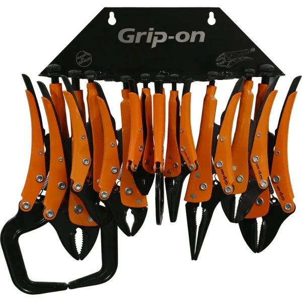 Grip-on® 10 Piece Essential Locking Pliers Set