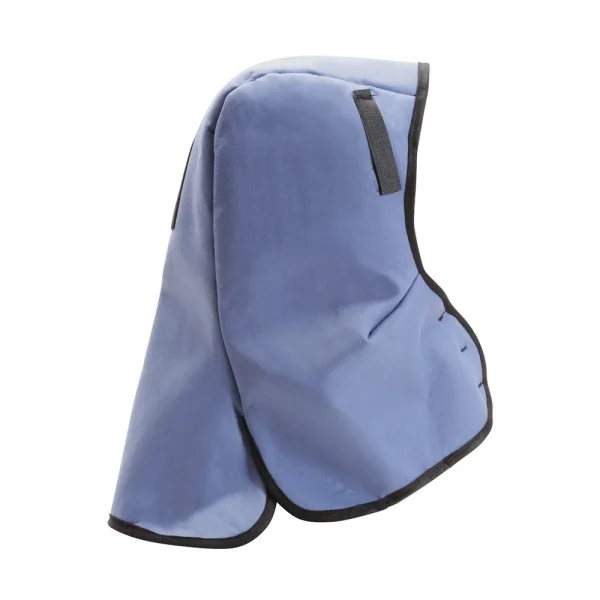 Delta Plus Fire Resistant Winter Liner, Extra Long Nape, Blue, 100% Cotton