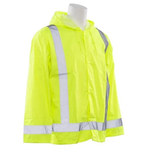 Delta Plus Rain Suit Pants and Jacket (Sold Separately), Hi-Viz Lime