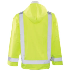 Delta Plus Rain Suit Pants and Jacket (Sold Separately), Hi-Viz Lime - view 4