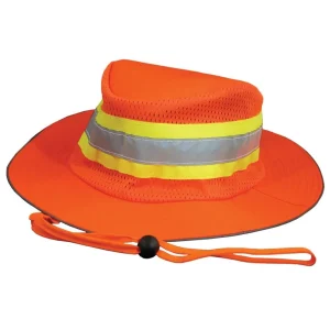 Delta Plus Mesh Bonnie Hat, Hi-Viz Orange