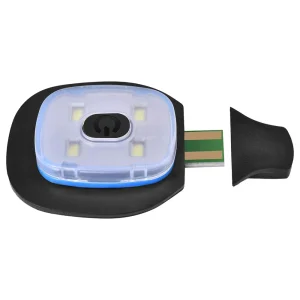 Delta Plus Lime Knit Cap with Rechargeable LED Light - view 3