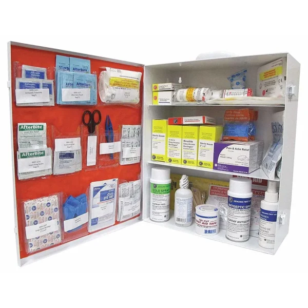 Tender Corporation ANSI Class B: 3 Shelf First Aid Cabinet