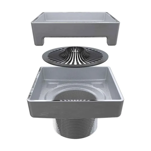 Ebbe America LEGACY Drain | 4″ / Brushed Nickel