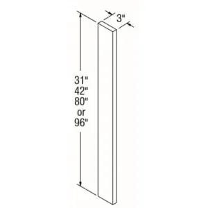 Aristokraft 193 F331 198 3 X 31 FILLER DURHAM