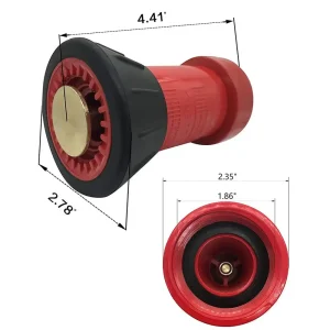 Multiquip Nozzle Fire Hose 1.5 National Pipe Thread - view 3