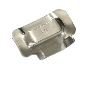 Fechometal USA 1″ Stainless Steel 304 Ear-Lokt Buckles, 25/Box, 0.079″ Thickness