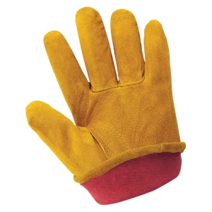 Global Glove & Safety XL Red Fleece Lined Split Leather Gloves - view 2