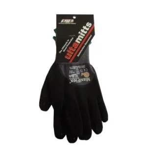 Protective Industrial Products Nitrile Dotted, Micro-Foam Maxiflex Plus II Gloves, Black/Grey - view 2