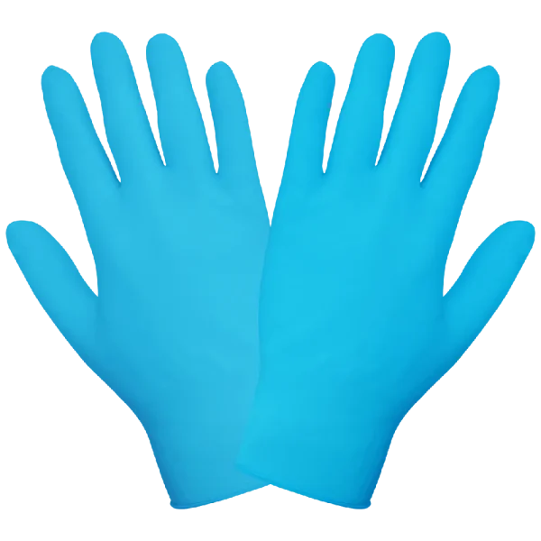 5mil Nitrile Blue Gloves Medical Grade Powder-Free 100 Per Box