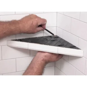 Mark E. Industries Goof Proof Corner Shelf and Footrest - view 2