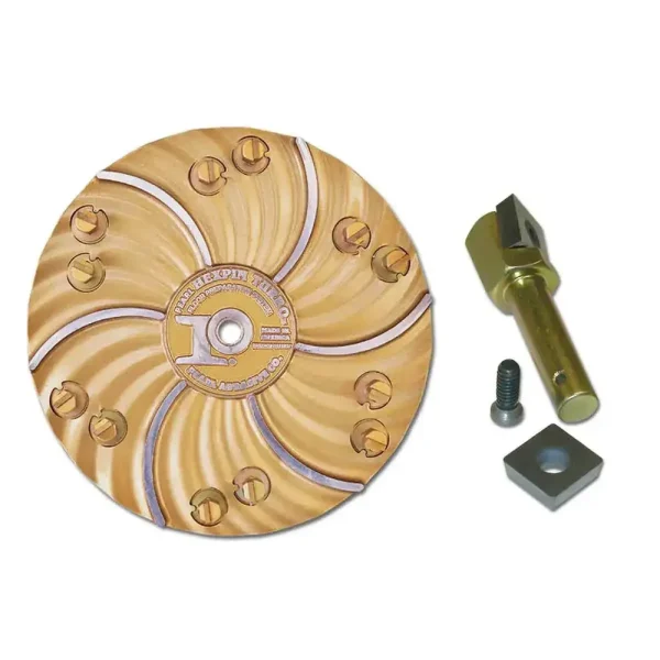 Pearl Abrasive 15″ Hexplate With Clutch #4 Hexpin Assembly
