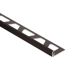 Schluter Jolly Edge Trim (3/8″-7/16″) | Aluminum / Black / 3/8″ - view 2