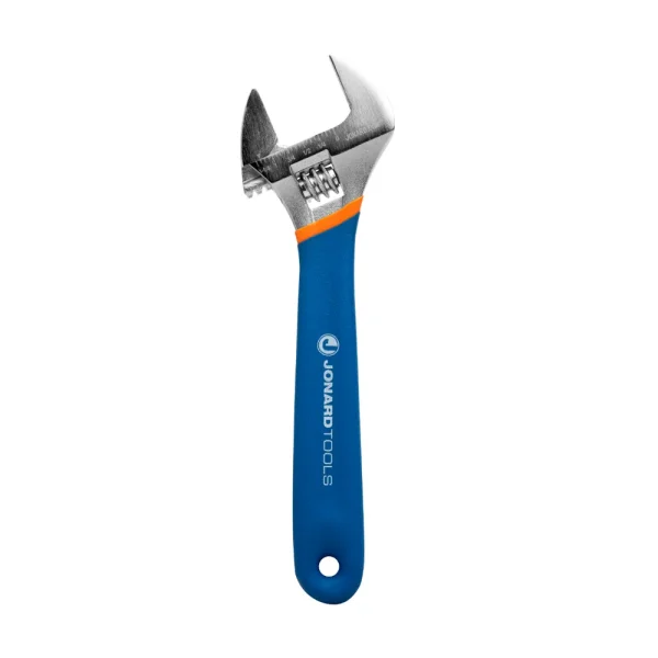 Jonard Adjustable Wrench with Extra Wide Jaws