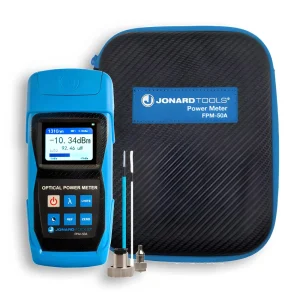 Jonard Fiber Optic Power Meter with FC/SC/LC Adapters